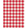 RED GINGHAM CHECK Sheet Tissue Paper